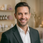 Professional spa owner using Glownoa website design and SEO services to attract more clients.